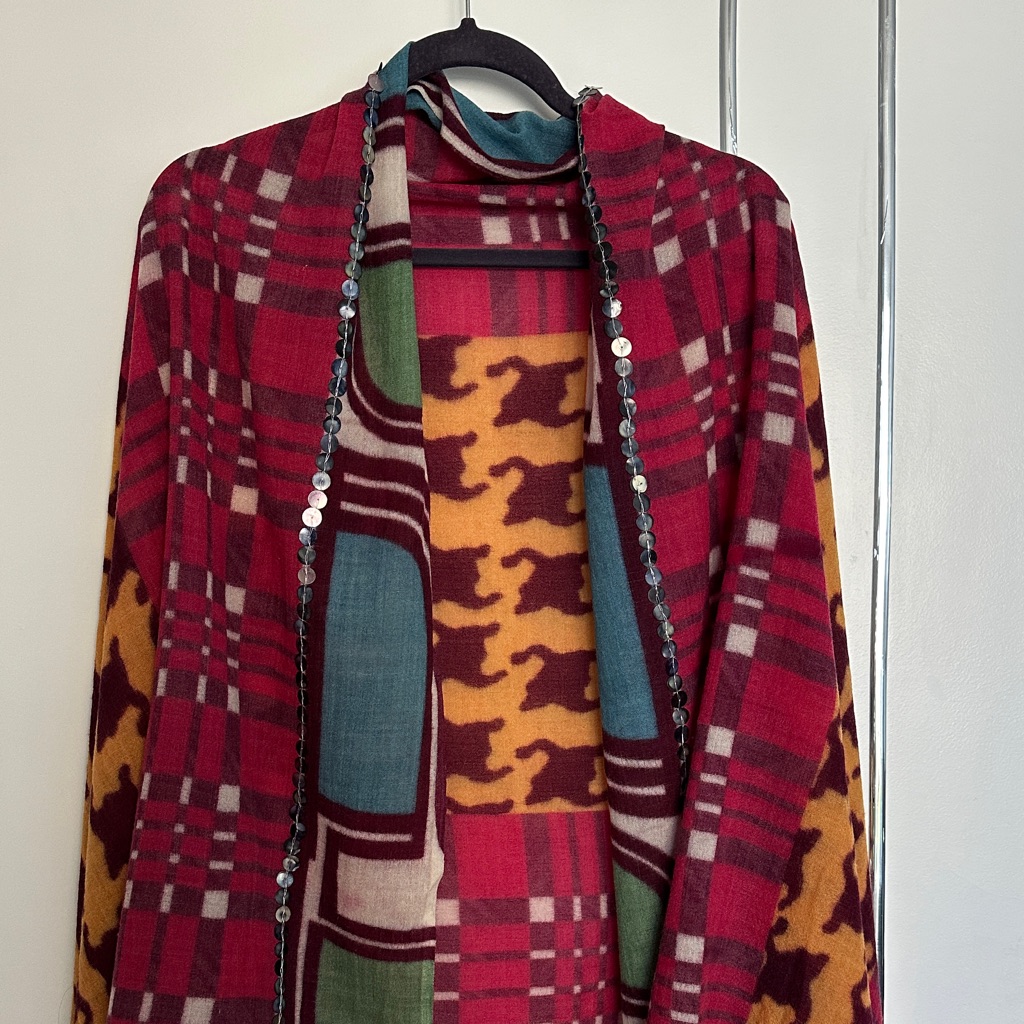 Large Italian Wool Shawl/Scarf